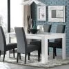 Eettafel Modena 190x90 Cm - Hoogglans Wit 2 Eettafel Modena 190x90 Cm - Hoogglans Wit -Songmics Winkel Modena Wit tafel160190 1822