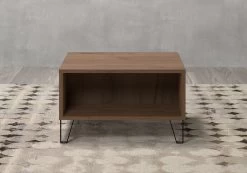 Salontafel Montez | Met Opbergruimte | 60 X 60 X 37 Cm | Craft Oak -Songmics Winkel Montez WO 1100 114 C4 frontal 20220803 8195