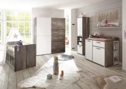 Commode Petrus Met 2 Deuren & 1 Lade - Wit/drijfhout 13 Commode Petrus Met 2 Deuren & 1 Lade - Wit/drijfhout -Songmics Winkel Moon Babyzimmer Victoria 2 mod 2 122c