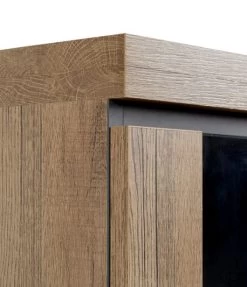 Vitrinekast Netta | 63 X 45 X 182 Cm | Met Ledverlichting | Eiken-design -Songmics Winkel NETO ELX1 detail 6 5416