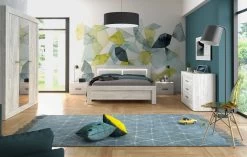 Bed Neal 140x200 Met Verlichting - Grijze Eik -Songmics Winkel NEVA CAC ambiance d9b8