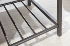 Schoenenbank Shoeplace Industrieel - Antraciet/eik -Songmics Winkel Naamloos 2c2b