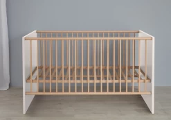 Babybed Mats | 144 X 78 X 83 Cm | Bruin-wit Decor 21 Babybed Mats | 144 X 78 X 83 Cm | Bruin-wit Decor -Songmics Winkel Naamloos a979