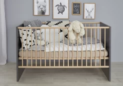 Babybed Mats | 144 X 78 X 83 | Grijs-bruin Decor -Songmics Winkel Naamloos ac9a