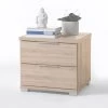 Nachtkastje Nacho 46cm Met 2 Lades - Sonoma Eik -Songmics Winkel Nako 2 Sch be Eiche Sonoma 38 223 66 d775