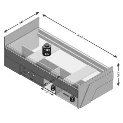 FMD Eenpersoonsbed Nano Met 2 Lades -Songmics Winkel Nona 2 17a7