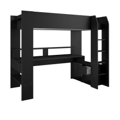 Hoogslaper Met Bureau Raider 90x200cm - Zwart -Songmics Winkel ONLINE 2368 LSUR OUV C bf18