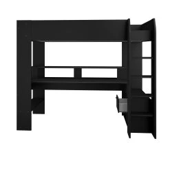 Hoogslaper Met Bureau Raider 90x200cm - Zwart -Songmics Winkel ONLINE 2368 LSUR OUV F 9fff