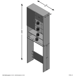 FMD Kast Voor Wasmachine Olbia 14 FMD Kast Voor Wasmachine Olbia -Songmics Winkel Olbia 9662