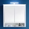 Spiegelkast Ole | Met Ledverlichting | 81 X 25 X 80 Cm | Wit -Songmics Winkel Ole BD 1839 456 01 frontal D 20180427 0098