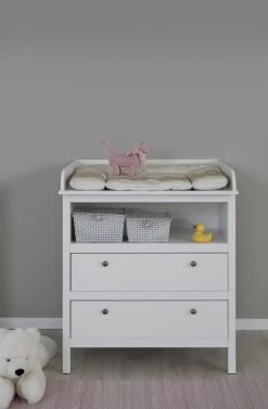 Luiertafel Ole | 90 X 78 X 104 | Wit -Songmics Winkel Ole BZ 1839 630 01 frontal D 20180822 8d12