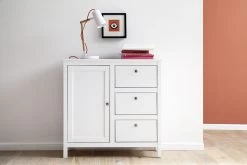 Ladekast Ole | 96 X 35 X 98 Cm | Wit -Songmics Winkel Ole Emma KO 1839 868 01 frontal D 20180420 c51f