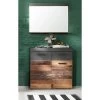 Commode En Spiegel | Indy-reeks | Old Wood-decor -Songmics Winkel Ontwerp zonder titel 1198