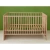 Babybed Olivia | 144 X 78 X 83 Cm | Light Oak Melamine -Songmics Winkel Ontwerp zonder titel 3be2