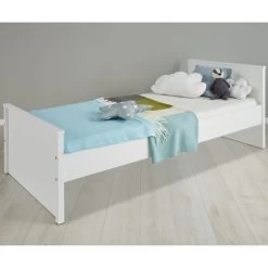Eenpersoonsbed Ole | 209 X 97 X 78 Cm | Wit