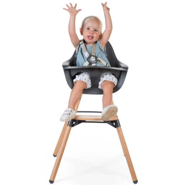 Childhome Kinderstoel Evolu 2 - Naturel/antraciet 3 Childhome Kinderstoel Evolu 2 - Naturel/antraciet