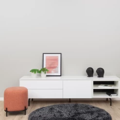 Poef Larry - Koraalrood -Songmics Winkel Ontwerp zonder titel 19 ce07