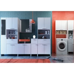 Toilet- En Wasmachinekast Febe - Wit -Songmics Winkel Ontwerp zonder titel 1 cd28