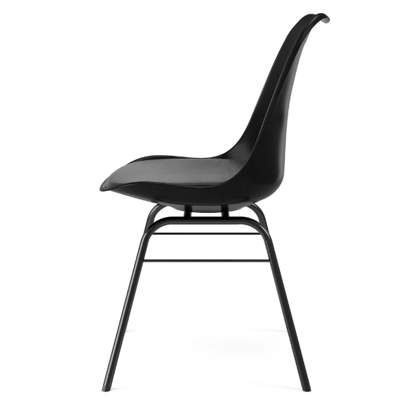 Kuipstoel Brett Met Handgreep - Zwart 6 Kuipstoel Brett Met Handgreep - Zwart - Afbeelding 4