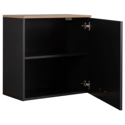 Bovenkast Manno 60cm Met 1 Deur - Zwart/eik -Songmics Winkel Ontwerp zonder titel 25 ca8c