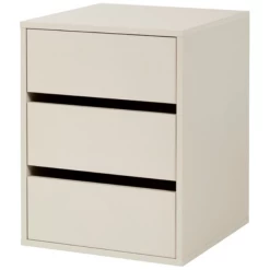 Ladeblok Moon 3 Lades - Wit