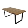 Eettafel SoHo 220x-100cm Boomstam Tafelblad - Acacia/ijzer -Songmics Winkel Ontwerp zonder titel 40 3d3e