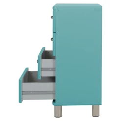 Ladekast Malibu 92 Cm Met 4 Lades - Laguneblauw -Songmics Winkel Ontwerp zonder titel 42 8331