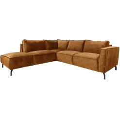 Hoekbank Morgan Links Velours - Amber -Songmics Winkel Ontwerp zonder titel 44 4929