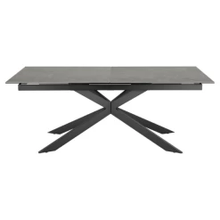 Irwine Rechthoekige Eettafel - Zwart Keramisch Blad, Kruisvoet 12 Irwine Rechthoekige Eettafel - Zwart Keramisch Blad, Kruisvoet -Songmics Winkel Ontwerp zonder titel 47 f157