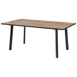 Eettafel Ivaro 180x100cm - Bruin/zwart -Songmics Winkel Ontwerp zonder titel 4 59a2