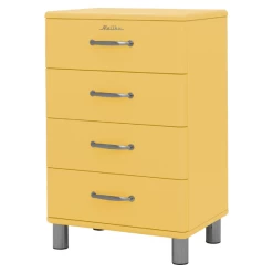 Ladekast Malibu 92 Cm Met 4 Lades - Geel -Songmics Winkel Ontwerp zonder titel 52 2452