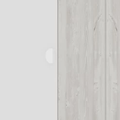 Kledingkast Bo0 Met 2 Legplanken, Kledingroede En Maanvormige Deurgreep - Grenen/wit -Songmics Winkel Ontwerp zonder titel 60 eb09