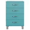 Ladekast Malibu 92 Cm Met 4 Lades - Laguneblauw
