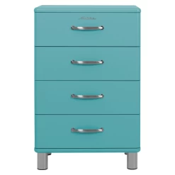 Ladekast Malibu 92 Cm Met 4 Lades - Laguneblauw