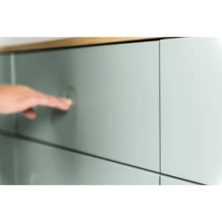 Buffetkast Dot Met 3 Deuren En 3 Lades - Eik/saliegroen -Songmics Winkel Ontwerp zonder titel 68 3e97