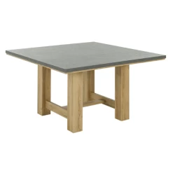 Eettafel Louane 140x140cm - Eik/beton -Songmics Winkel Ontwerp zonder titel 73 8254