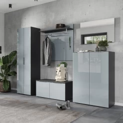 Wandkapstok Elio Met 5 Haken En Kledingroede - Zilvergrijs -Songmics Winkel Ontwerp zonder titel 7 099e