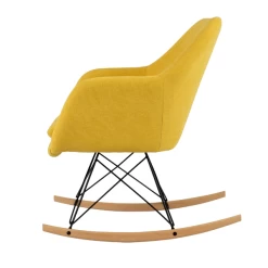 Schommelstoel Gemma - Geel -Songmics Winkel Ontwerp zonder titel 81 4c20