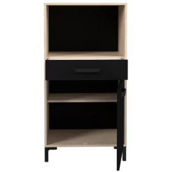 Microgolfkast Felicity 60cm, 1 Deur & 1 Lade - Naturel/zwart 11 Microgolfkast Felicity 60cm, 1 Deur & 1 Lade - Naturel/zwart -Songmics Winkel Ontwerp zonder titel 87 0cd1