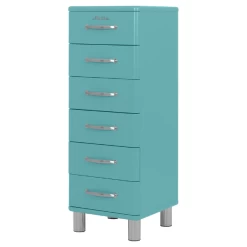 Ladekast Malibu 111,5 Cm Met 6 Lades - Laguneblauw -Songmics Winkel Ontwerp zonder titel 93 d105