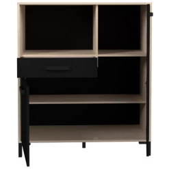 Microgolfkast Felicity 100cm, 2 Deuren & 1 Lade - Naturel/zwart 11 Microgolfkast Felicity 100cm, 2 Deuren & 1 Lade - Naturel/zwart -Songmics Winkel Ontwerp zonder titel 95 af29