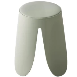 Grijsgroene Astin Kruk | PP Poten En PU Zitting | 46 X 30 X 30 Cm -Songmics Winkel Ontwerp zonder titel 96 9e91