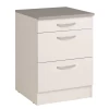 Onderkast Eko 60x60 Met 3 Lades - Wit