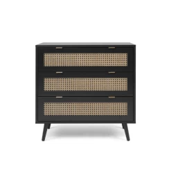 Ladekast Daka 80cm 3 Lades - Zwart/natuur -Songmics Winkel Ontwerp zonder titel 2021 10 25T103422.973 0e22