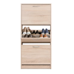 Schoenenkast Maicon 58cm 3 Deuren - Sonoma Eik -Songmics Winkel Ontwerp zonder titel 2021 11 04T151124.775 588f