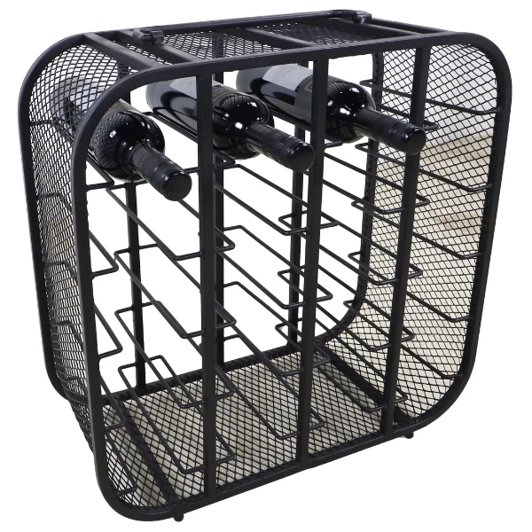 Wijnrek Merlot 12 Flessen - Zwart 3 Wijnrek Merlot 12 Flessen - Zwart