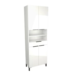Kolomkast Glam 60cm 4 Deuren & 1 Lade - Hoogglans Wit -Songmics Winkel Ontwerp zonder titel 2022 01 24T093408.381 afc7