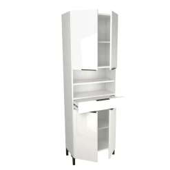 Kolomkast Glam 60cm 4 Deuren & 1 Lade - Hoogglans Wit -Songmics Winkel Ontwerp zonder titel 2022 01 24T093527.128 fffa