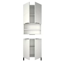 Kolomkast Glam 60cm 4 Deuren & 1 Lade - Hoogglans Wit -Songmics Winkel Ontwerp zonder titel 2022 01 24T093649.391 1a90