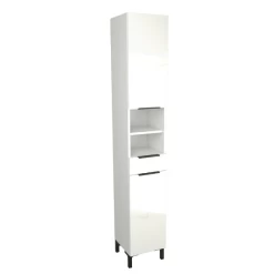 Kolomkast Glam 30cm 2 Deuren & 1 Lade - Hoogglans Wit -Songmics Winkel Ontwerp zonder titel 2022 01 24T101833.363 08b9